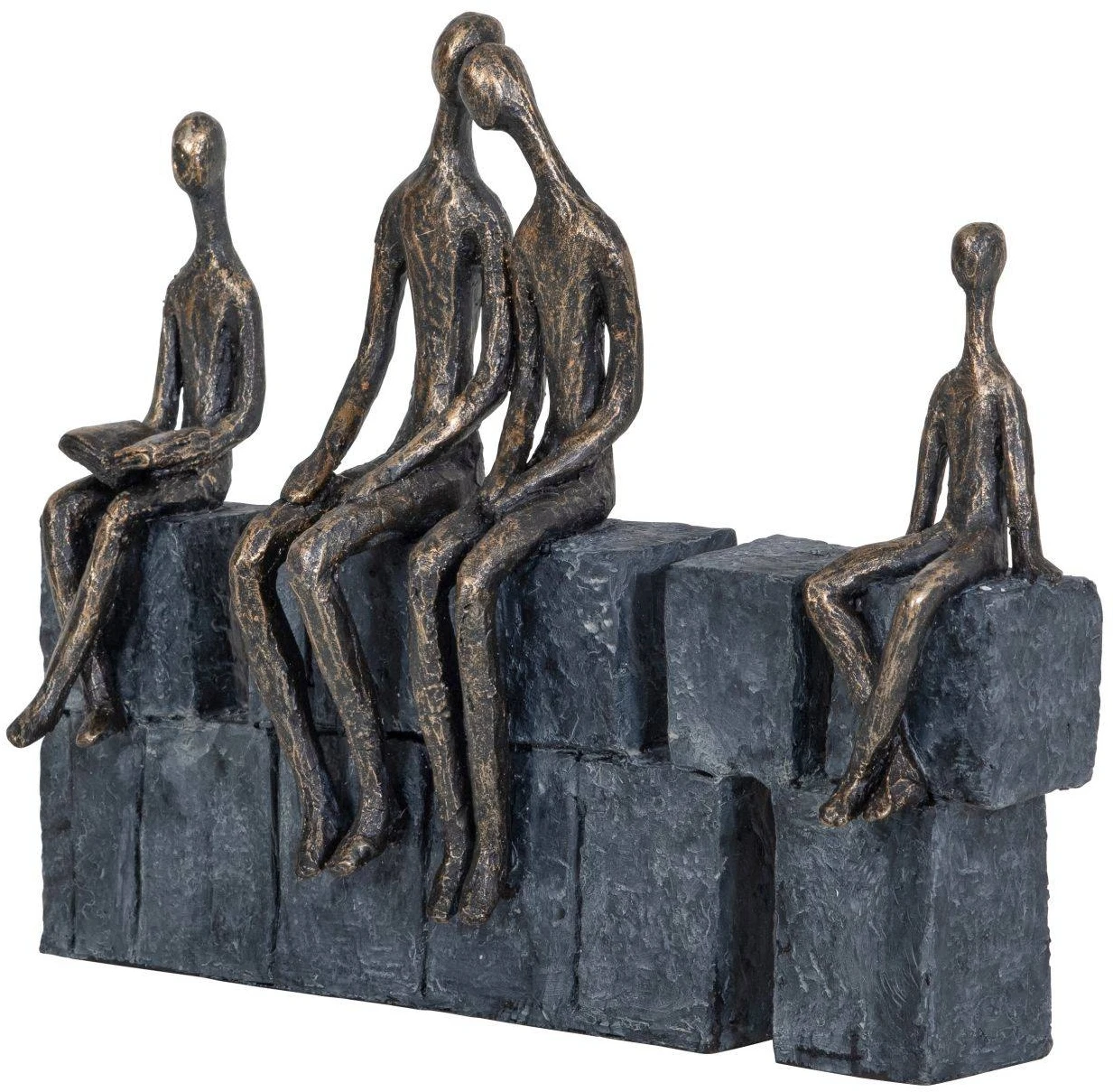 Libra Bronze Blocks Family Of Four 4 Libra Bronze Blocks Family Of Four - Image 2