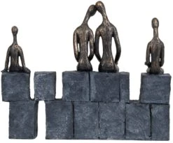 Libra Bronze Blocks Family Of Four 8 Libra Bronze Blocks Family Of Four -Haven Home Shop 46108 3705