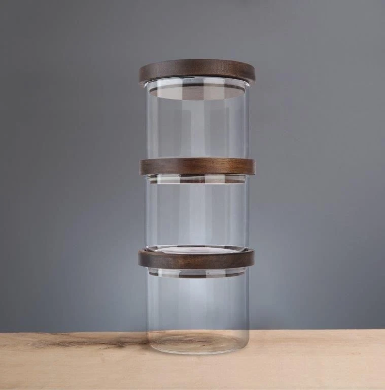 Artisan Street Stacking Storage Jar Set Of 3 4 Artisan Street Stacking Storage Jar Set Of 3 - Image 2