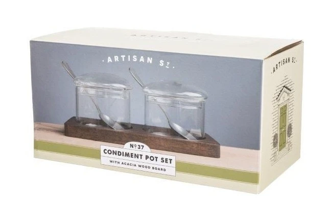 Artisan Street Condiment Pots 3 Artisan Street Condiment Pots