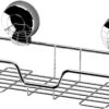 Showerdrape Suctionloc Rectangular Basket Chrome -Haven Home Shop 46790 2548