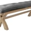 Other Hexham 2.0m Bench Cushion - Grey Check -Haven Home Shop 47242 1723