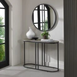 Other Markham Silver Grey Wall Mirror
