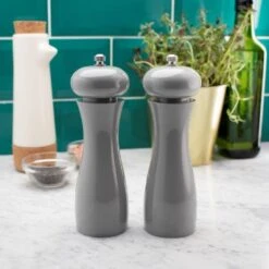 Taylors Eye Witness Salt & Pepper Mill Grey Set Of 2 7 Taylors Eye Witness Salt & Pepper Mill Grey Set Of 2 -Haven Home Shop 48923 36714