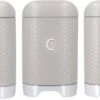 KitchenCraft Lovello Set Of 3 Cannisters Latte -Haven Home Shop 49155 36118