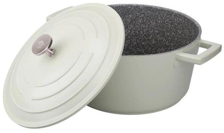 Masterclass Cast Aluminium Casserole Dish 24cm Mint 6 Masterclass Cast Aluminium Casserole Dish 24cm Mint - Image 4