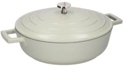 Masterclass Cast Aluminium Shallow Casserole Dish 28cm Mint -Haven Home Shop 49189 36042