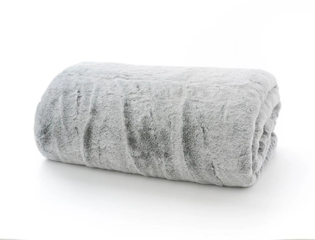 Deyongs Alaska Super Soft Faux Fur Silver Throw 3 Deyongs Alaska Super Soft Faux Fur Silver Throw