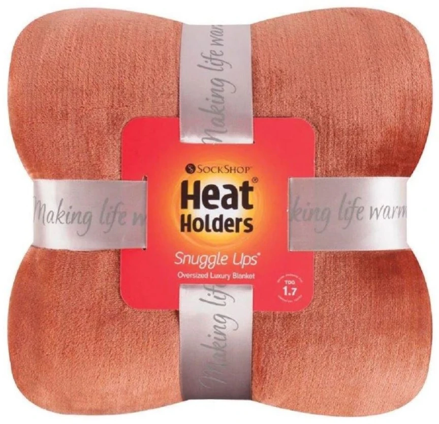 Heat Holder Fleece Blanket/Throw - Copper 4 Heat Holder Fleece Blanket/Throw - Copper - Image 2