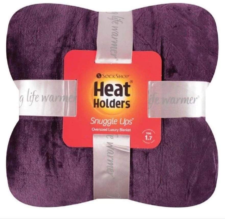 Heat Holder Fleece Blanket/Throw - Mulled Wine 4 Heat Holder Fleece Blanket/Throw - Mulled Wine - Image 2