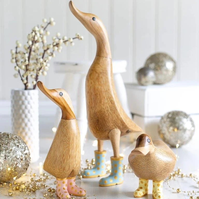 DCUK Gold Spotty Welly Duckling 4 DCUK Gold Spotty Welly Duckling - Image 2