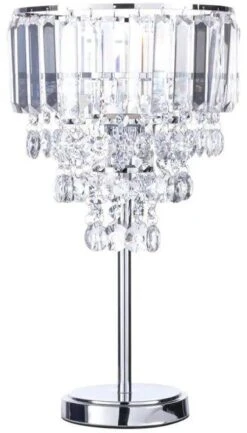 BHS Paladina Table Lamp, Chrome