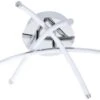 BHS Aalto Cross Arms LED Flush Ceiling Light Chrome -Haven Home Shop 50022 33761