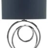 BHS Saturn Swirl Base Table Lamps Lamp Dark Grey Shade