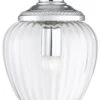Searchlight Moscow Ceiling Pendant Chrome 7 Clear Rib Glass 1 Searchlight Moscow Ceiling Pendant Chrome 7 Clear Rib Glass -Haven Home Shop 50040 33696