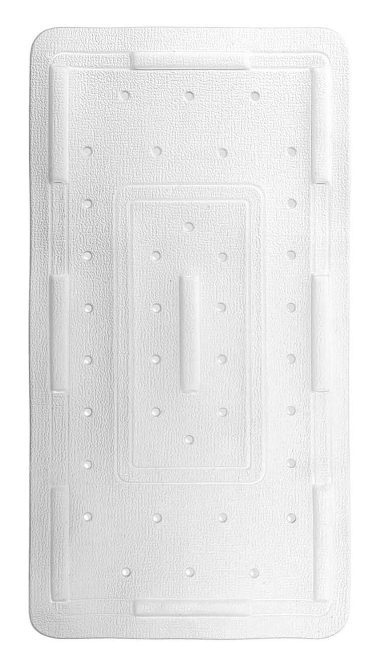 Showerdrape Comfy Cushioned Regular Bath Mat White 3 Showerdrape Comfy Cushioned Regular Bath Mat White