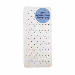 Showerdrape Anti-Slip Anti -Bacterial Bath Mat White