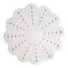 Showerdrape Petal Shower Mat White -Haven Home Shop 50144 33589