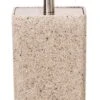 Showerdrape Metro Toilet Brush & Holder Sand -Haven Home Shop 50148 33565
