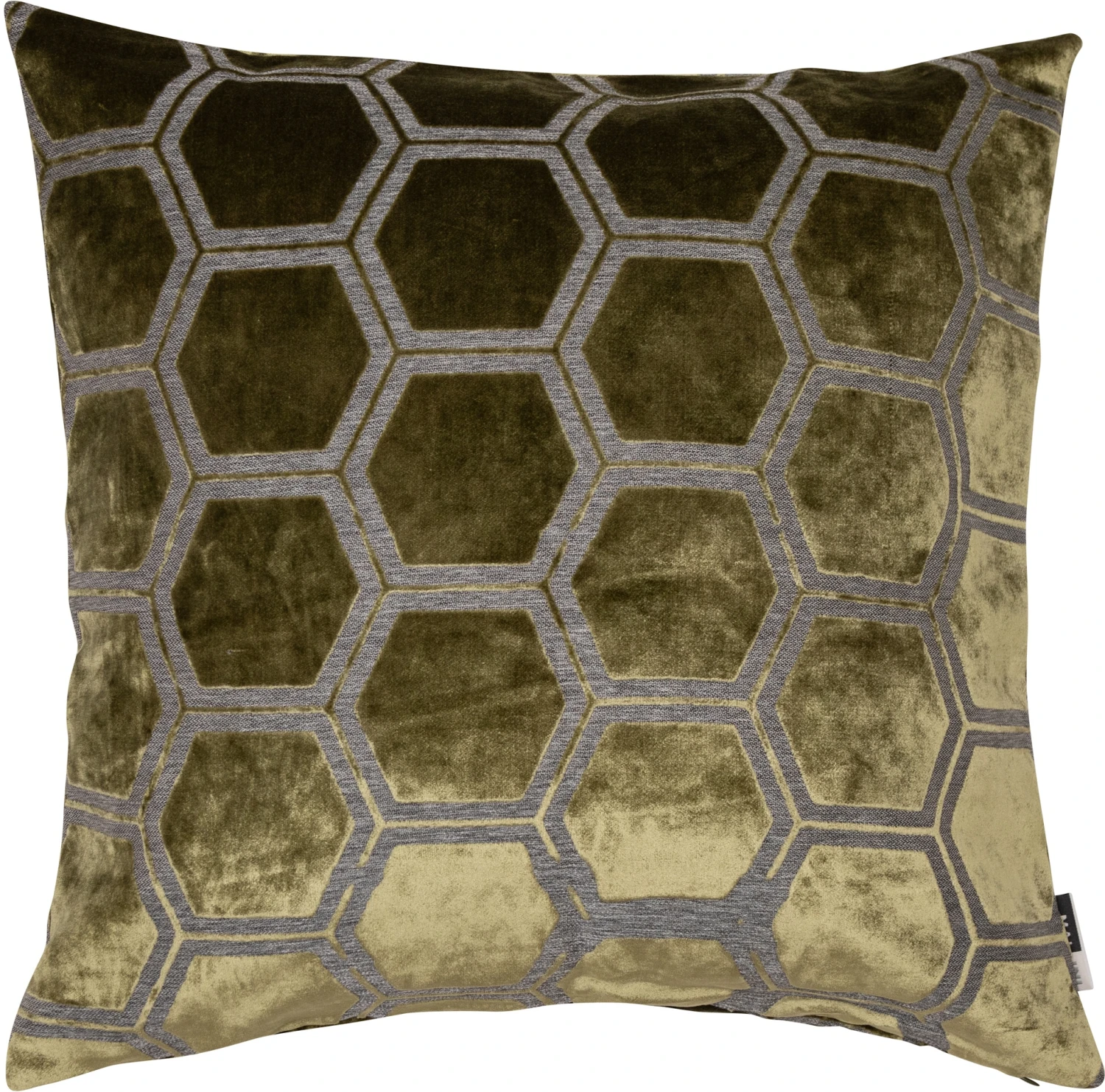 Malini Ivor Olive Cushion 56cm X 56cm 3 Malini Ivor Olive Cushion 56cm X 56cm