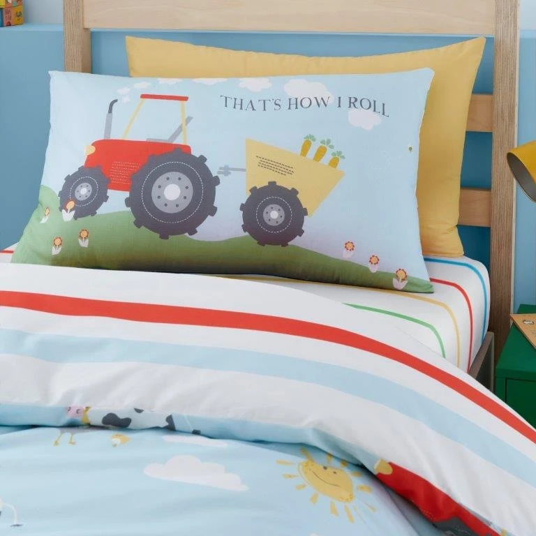Bedlam Farmyard Friends Blue Duvet Cover Set 5 Bedlam Farmyard Friends Blue Duvet Cover Set - Image 3