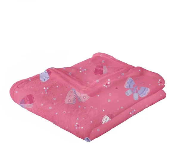 Bedlam Flutterby Butterfly Pink Throw 3 Bedlam Flutterby Butterfly Pink Throw