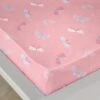 Bedlam Flutterby Butterfly Pink Fitted Single Sheet 2 Bedlam Flutterby Butterfly Pink Fitted Single Sheet -Haven Home Shop 51152 30415
