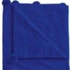 Helena Springfield Pom Pom Knit Throw Dark Blue 2 Helena Springfield Pom Pom Knit Throw Dark Blue -Haven Home Shop 51162 30400
