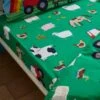 Catherine Lansfield Farmyard Animals Kids Single Fitted Sheet -Haven Home Shop 51322 30046