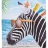 Catherine Lansfield Aloha Zebra Beach Towel -Haven Home Shop 51549 29353