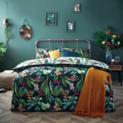 Furn Azura Floral Duvet Cover Set Dark Bloom -Haven Home Shop 53561 25562