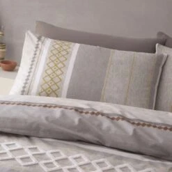 Pineapple Elephant Kadin Natural Duvet Set -Haven Home Shop 53900 24579