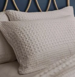 Pineapple Elephant Caspian Stone Waffle Duvet Set -Haven Home Shop 53901 24582