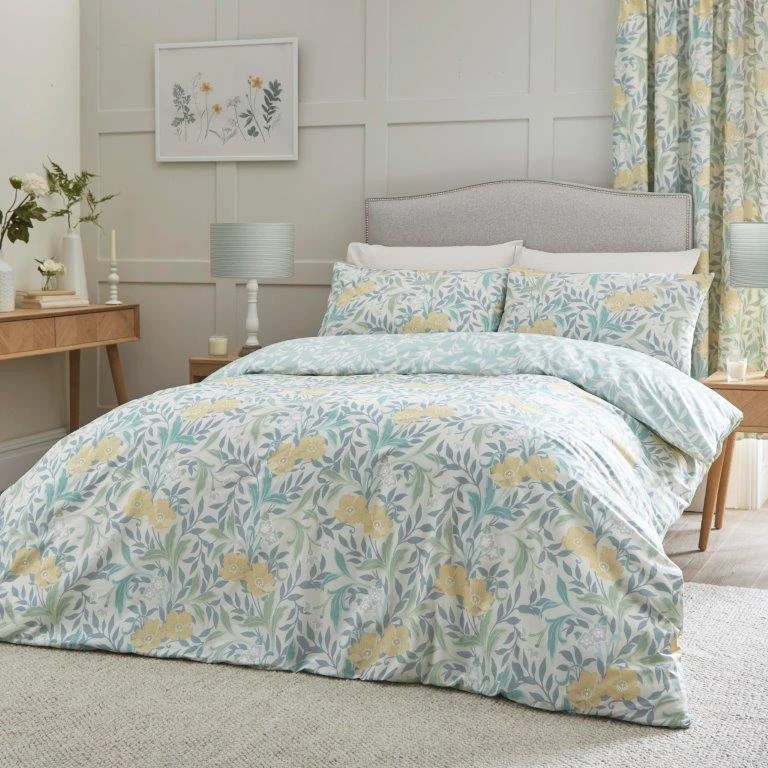 Dreams & Drapes Sandringham Duck Egg Duvet Cover Set 3 Dreams & Drapes Sandringham Duck Egg Duvet Cover Set